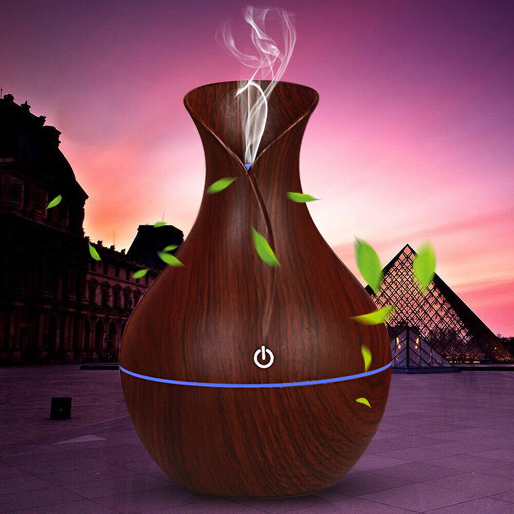 USB Aroma Diffuser & Humidifier – 7-Color LED Mood Light